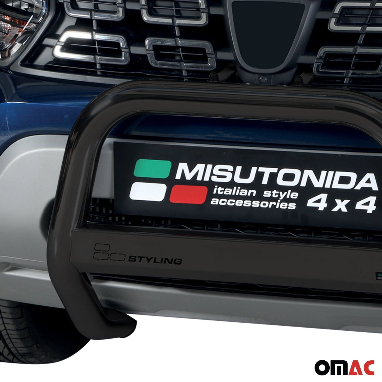 Frontbügel Frontschutzbügel für Dacia Duster 2020-2025 ø63mm Stahl Schwarz