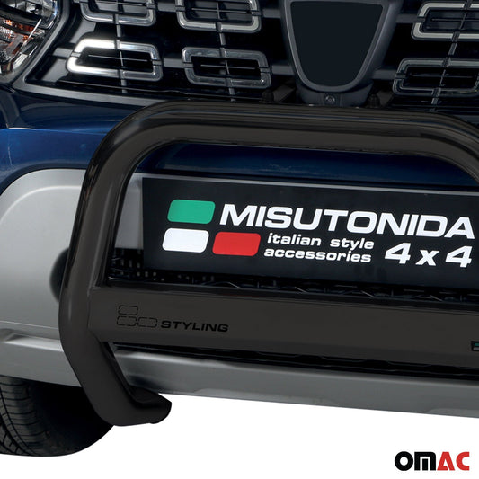 Frontbügel Frontschutzbügel für Dacia Duster 2020-2025 ø63mm Stahl Schwarz