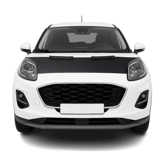 Haubenbra Steinschlagschutz Bonnet Bra für Ford Puma 2019-2025 Carbon Optik Halb