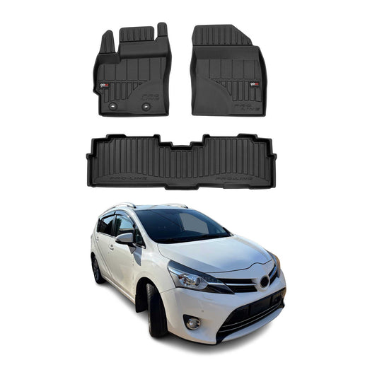 2009-2018 Toyota Verso Fußmatten TPE Schwarz 3 tlg