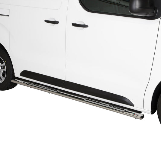 Stahl Seitenschweller Schwellerrohre für Peugeot Expert 2016-2025 L2 Mitte Grau