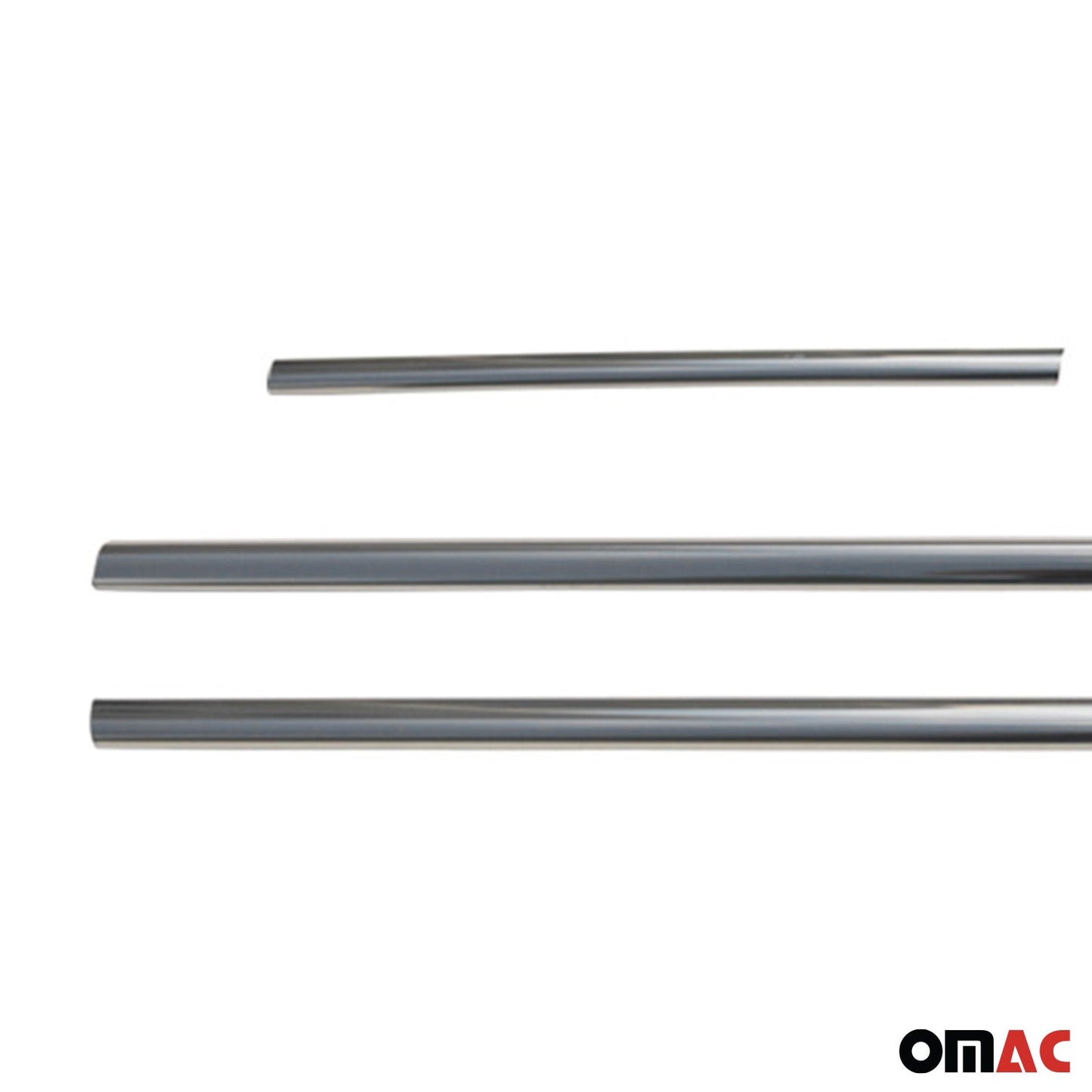 Benzi decorative pentru geamuri Renault Kangoo 2008-2013, oțel inoxidabil cromat, 4 bucăți