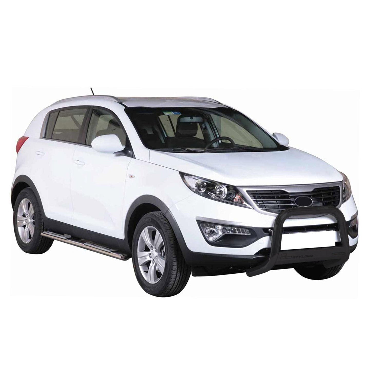 Bară de protecție/buton față pentru Kia Sportage 2010-2015, ø63mm, oțel, negru