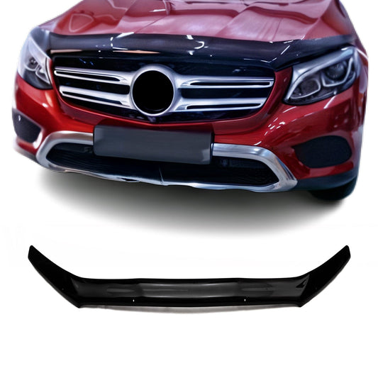 Motorhaube Deflektor Insekten Steinschlagschutz für Mercedes GLC 2015-25 Dunkel