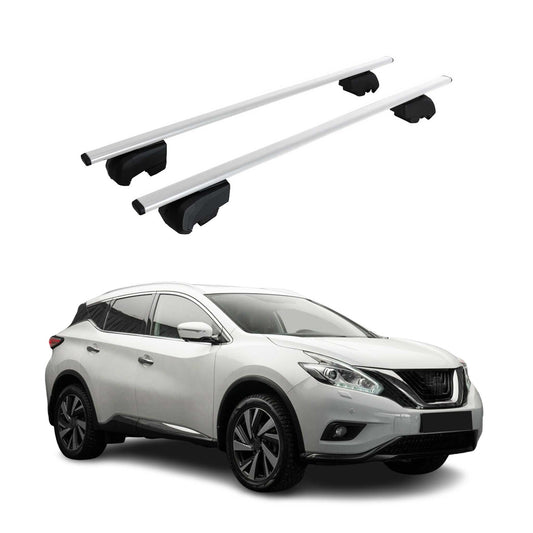 Dachträger Gepäckträger für Nissan Murano 2014-2023 Grundträger ABE Silber
