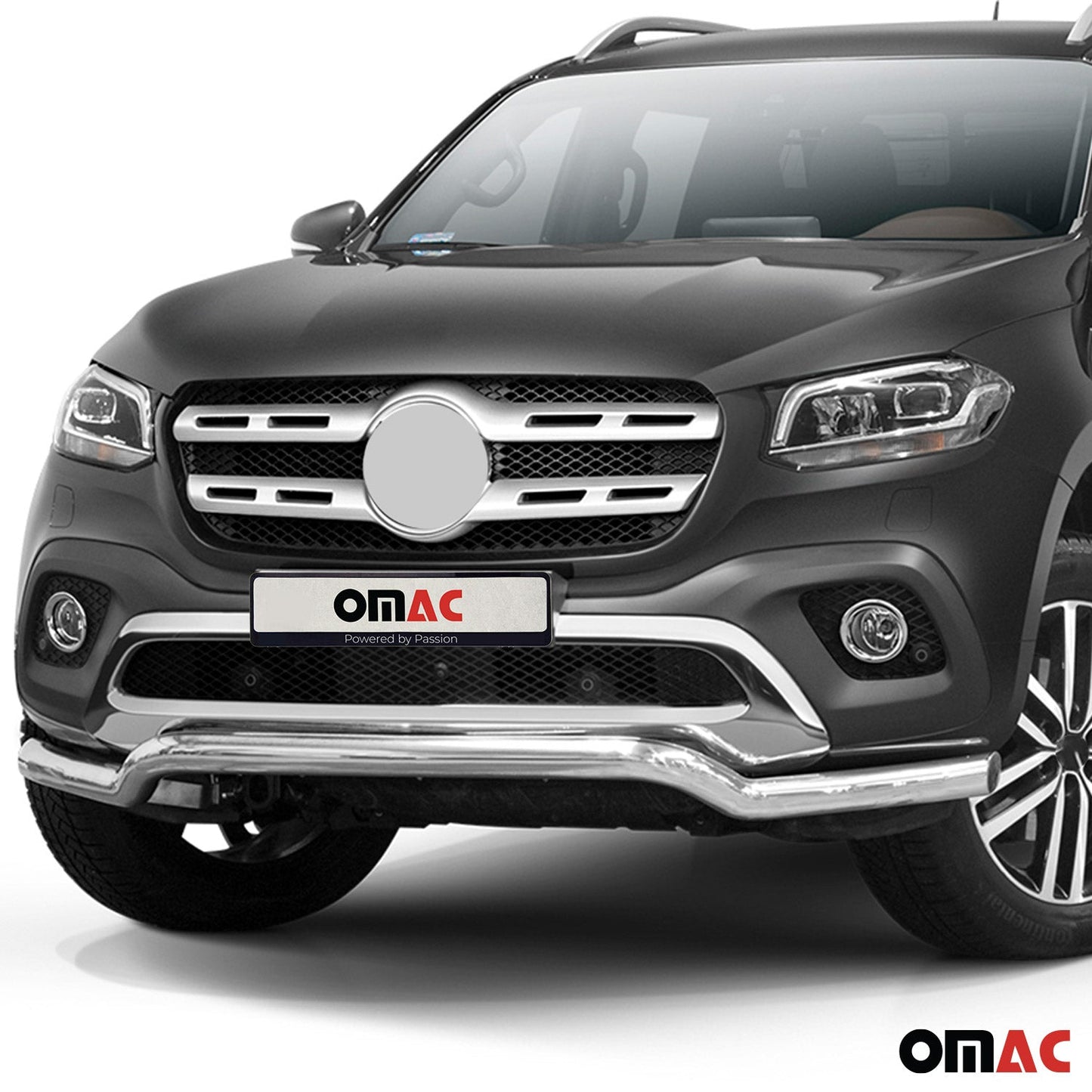 Bară de protecție față, bară de protecție față pentru Mercedes X Class 2017-2020, omologată ABE, argintie