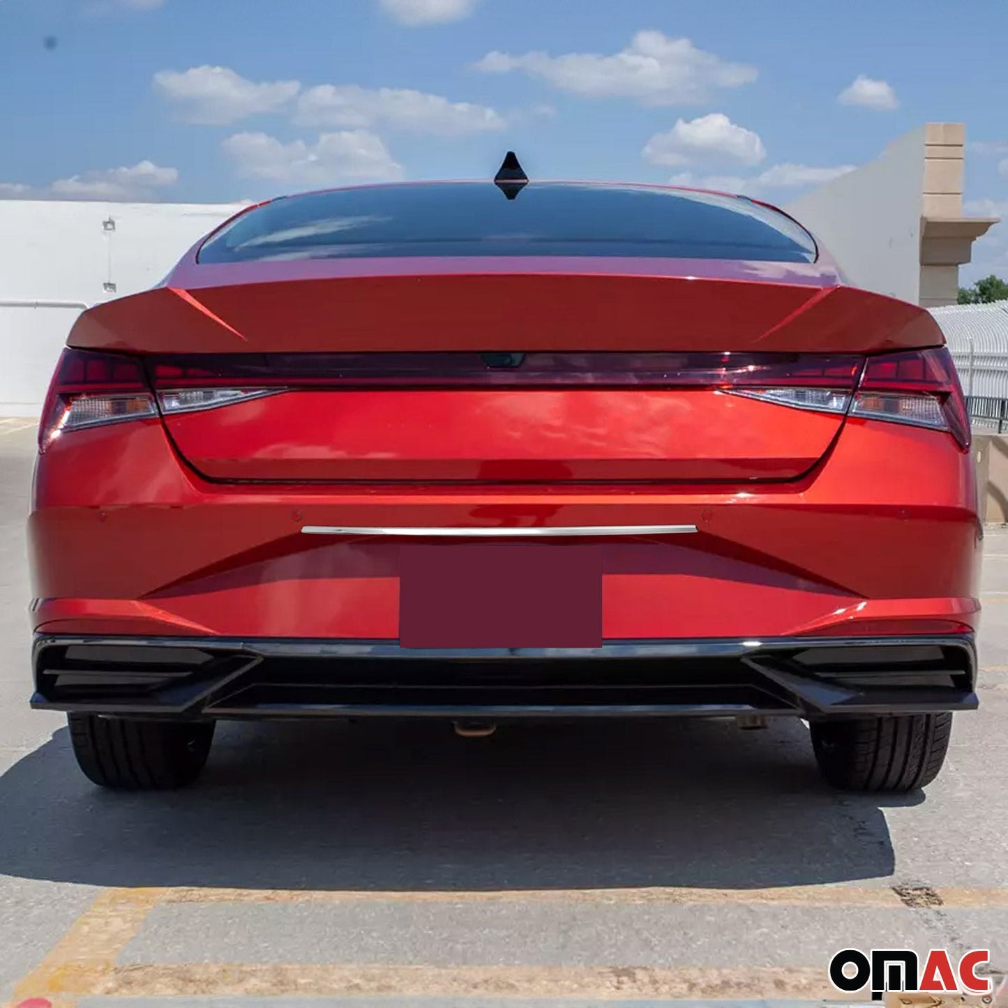 Kofferraumöffner Griff für Hyundai Elantra Stufenheck 2021-2025 Edelstahl Chrom