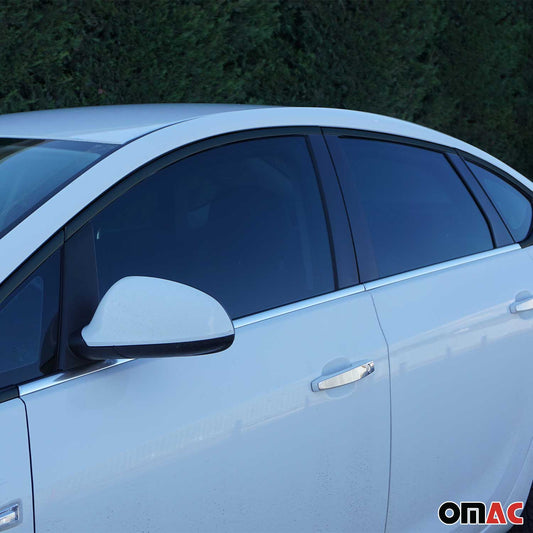 Fensterleisten Zierleisten für Opel Astra H Stufenheck 2009-2013 Edelstahl 4tlg