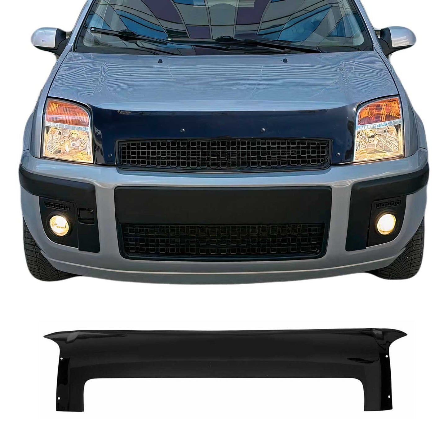 Motorhaube Deflektor Insekten Steinschlagschutz für Ford Fusion 2002-2012 Dunkel