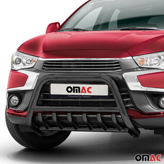 Bară de protecție față pentru Mitsubishi ASX 2017-2022 cu ABE (omologare de tip germană) Negru oțel