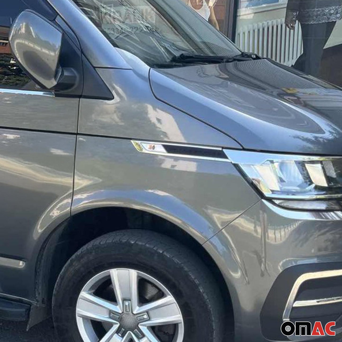 Blinkerrahmen Signalblende Blinker für VW T6.1 Transporter 2019-2024 Edelstahl