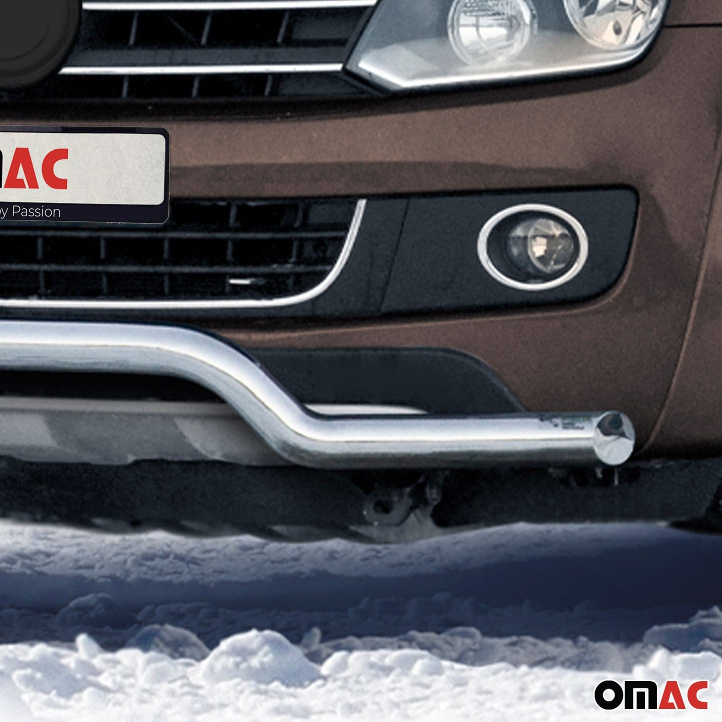 Bară de protecție față, bară de protecție față pentru VW Amarok 2009-2016 cu ABE (omologare de tip germană), oțel, argintiu