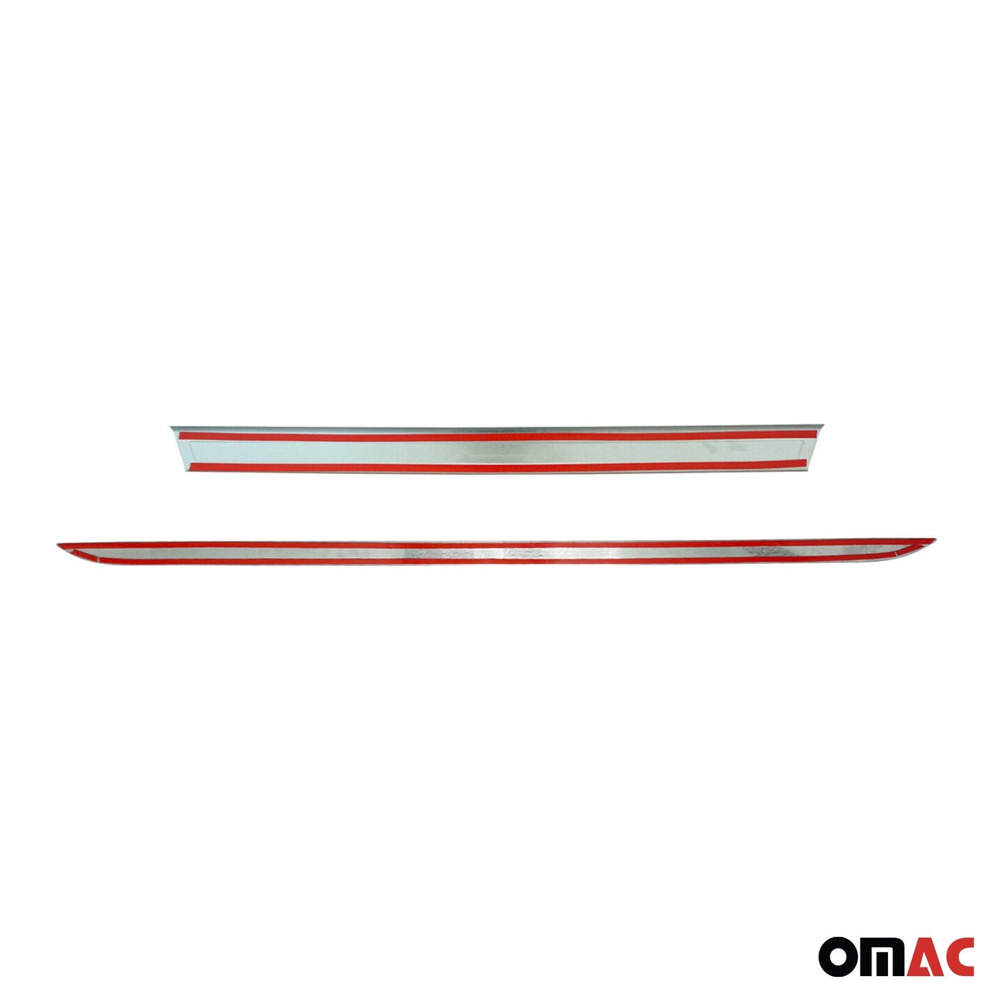 Heckleiste Kofferraumleiste Satz für Chevrolet Cruze Edelstahl Silber 2tlg