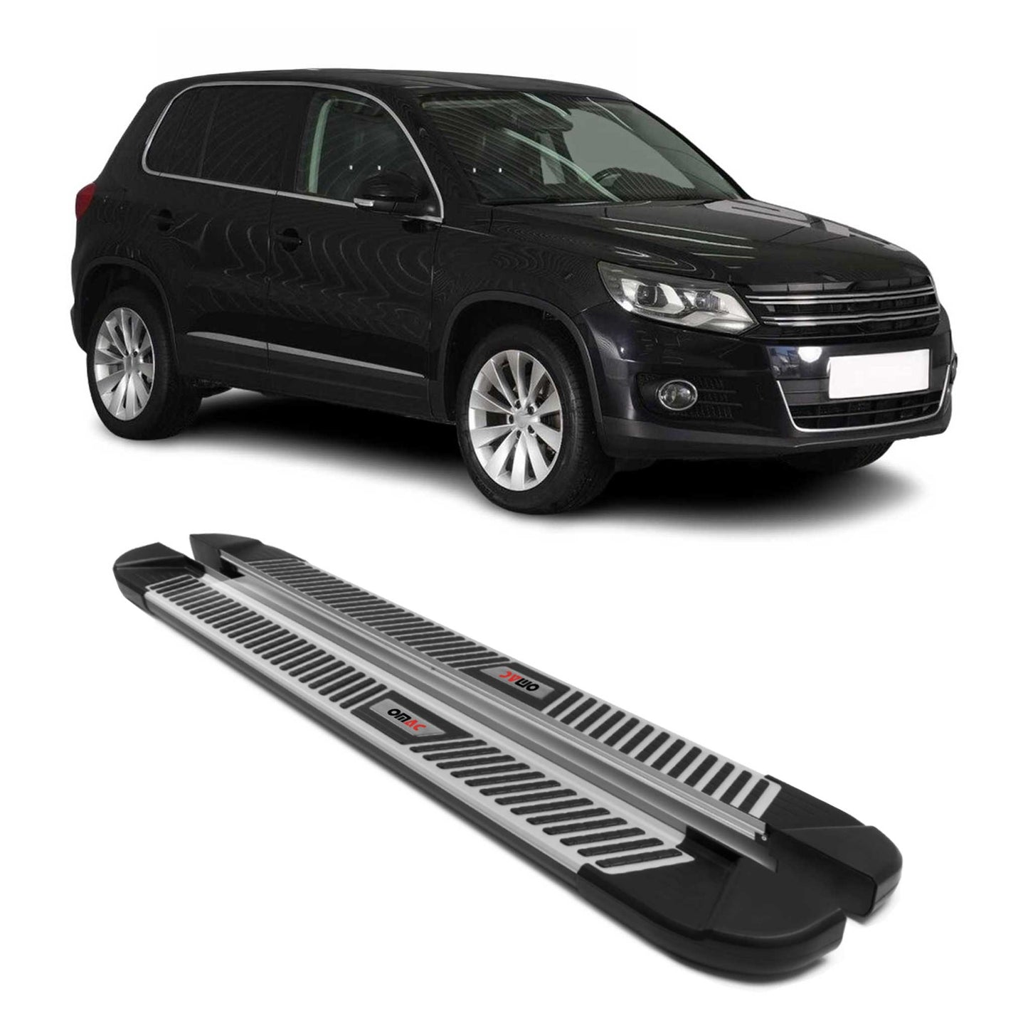 Aluminium Trittbretter für VW Tiguan mk1 2007-2016 Seitenschweller Seitenbretter