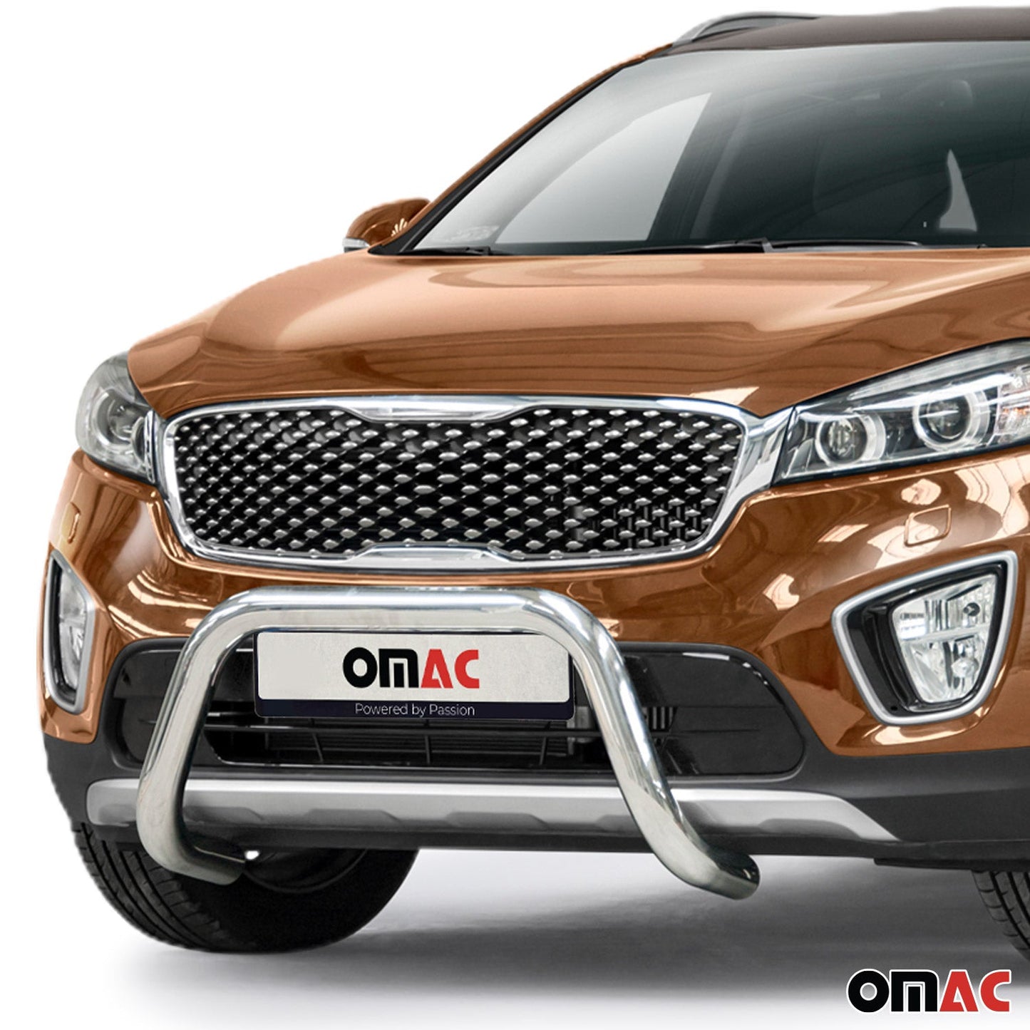 Bară de protecție față pentru Kia Sorento 2015-2018 cu ABE (omologare de tip germană) protecție argintie împotriva impactului