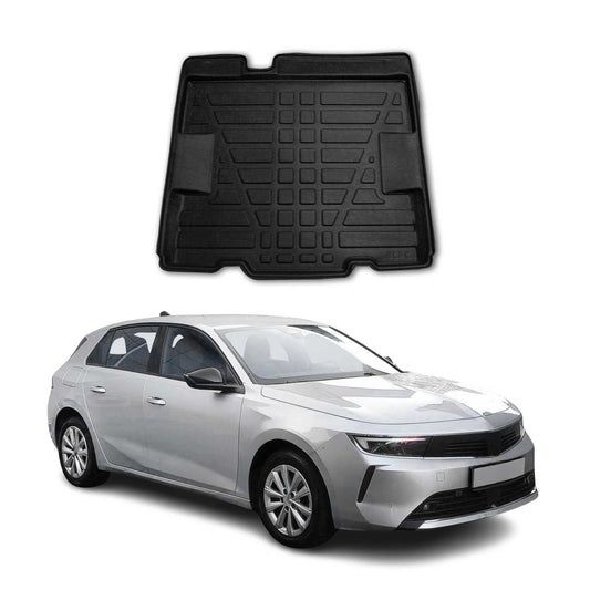 Protecție portbagaj/cargo pentru Opel Astra K 2019-2021, cauciuc TPE, negru