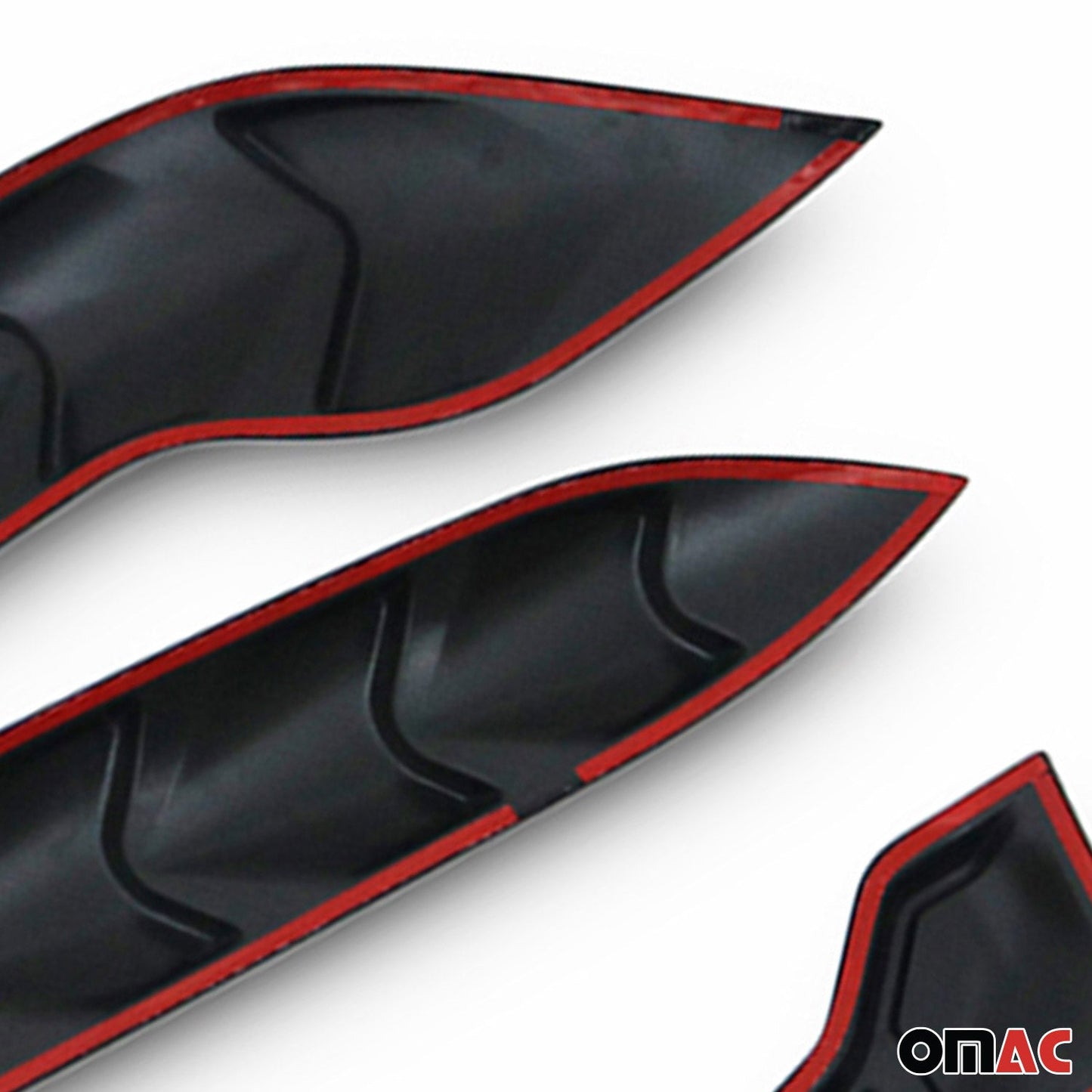 Türschutzleisten Seitenschutz für Toyota Hilux 2015-2025 ABS Schwarz 4tlg