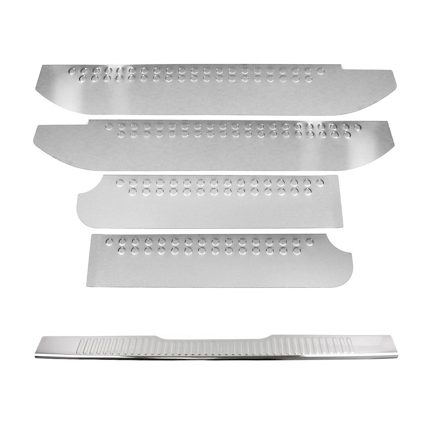 Ladekantenschutz Einstiegsleisten Satz für Mercedes Vito W639 Edelstahl Chrom 4x