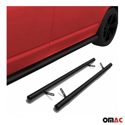 Stahl Trittbretter Schwellerrohre für VW Caravelle T5 Multivan 2003-2015 Kurzer