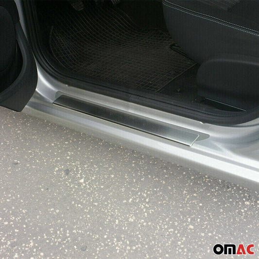 Einstiegsleisten Türschweller für Peugeot 206 2000-2010 Edelstahl Silber 2tlg