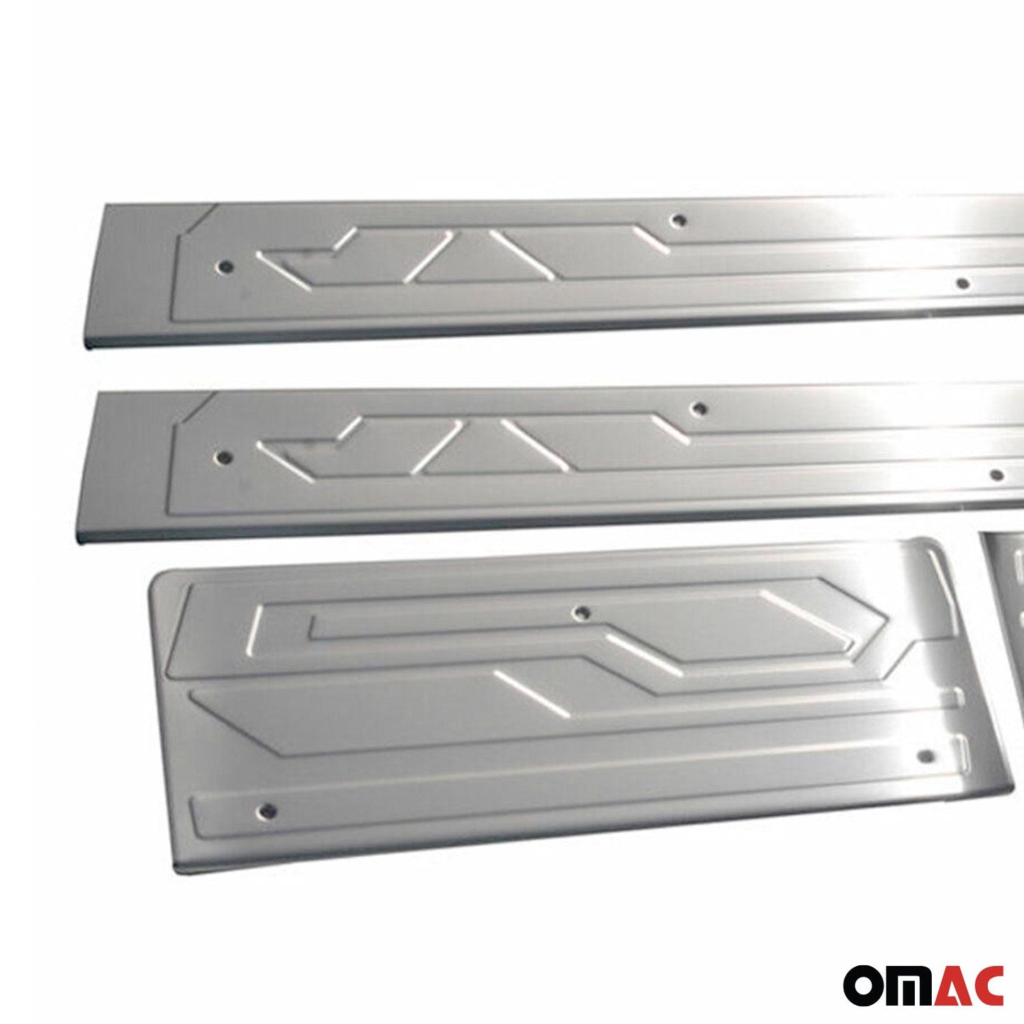 Protecții prag ușă pentru Ford Transit Tourneo Custom, oțel inoxidabil, 4x