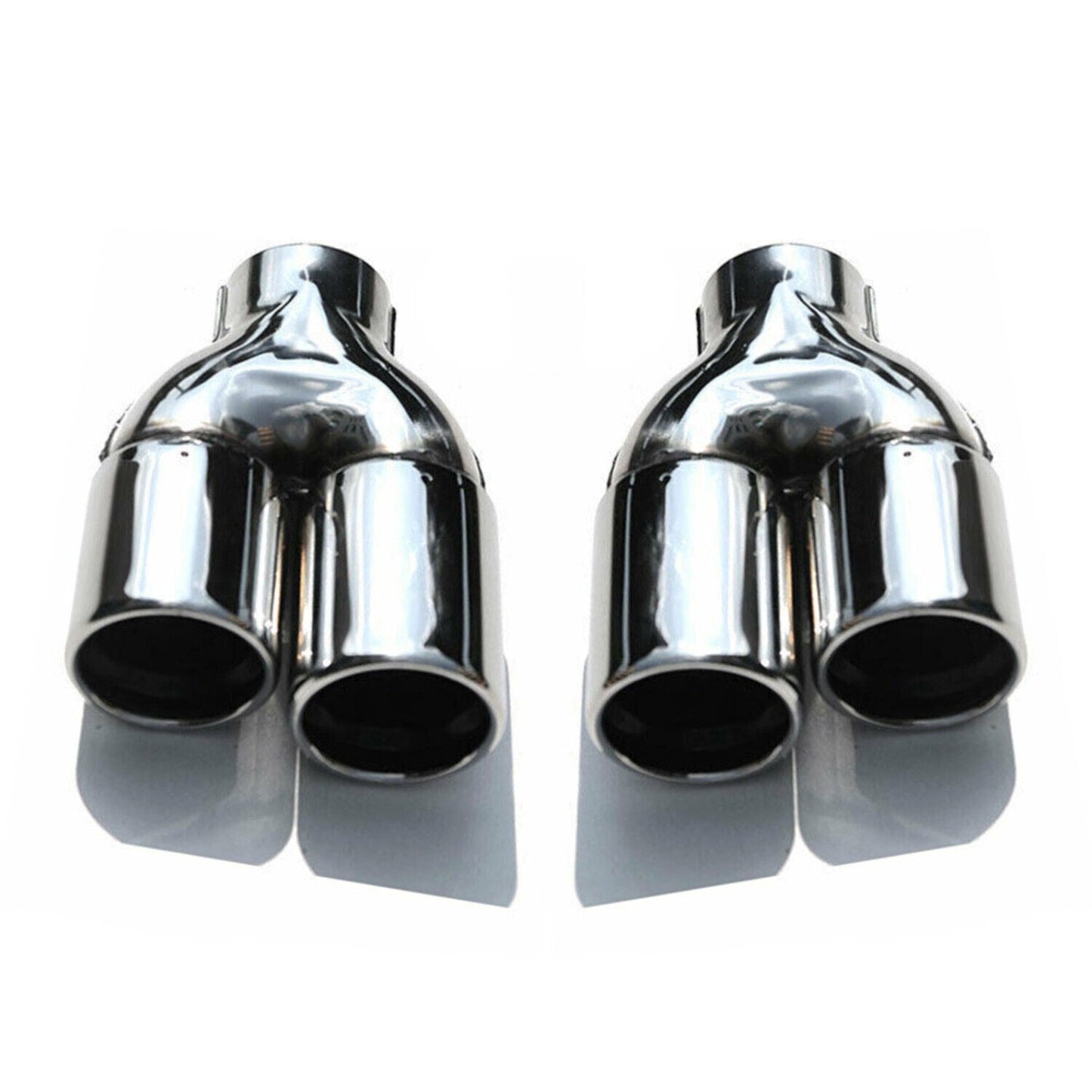 Auspuffblende Endrohr für Mercedes E Klasse C207 A207 2009-2016 Chrom 2tlg