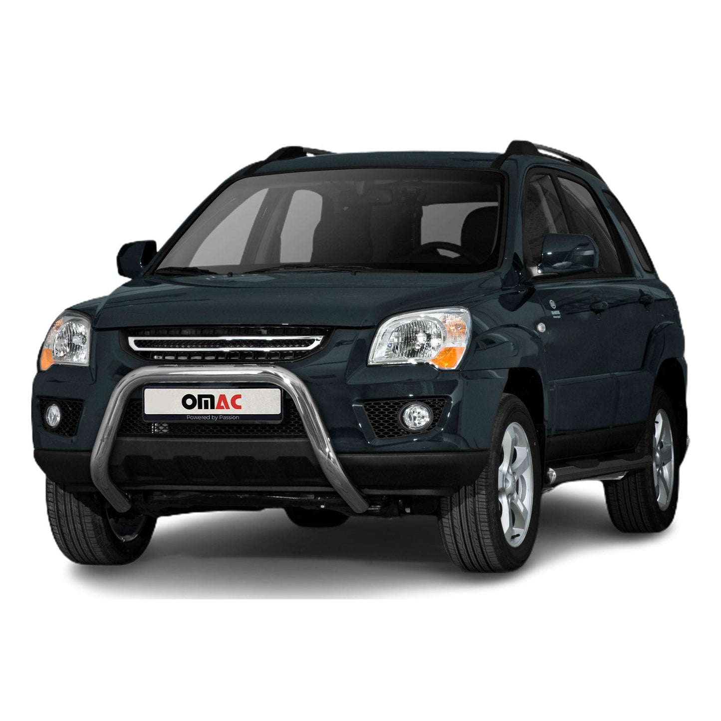 Bară de protecție față pentru Kia Sportage 2008-2010 cu ABE (omologare de tip germană) protecție argintie împotriva impactului