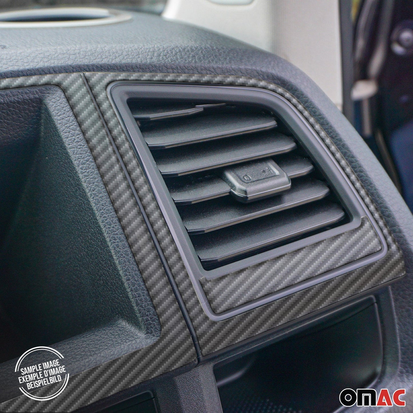 Innenraum Dekor Cockpit für Citroen C2 2003-2009 Carbon Optik 3tlg