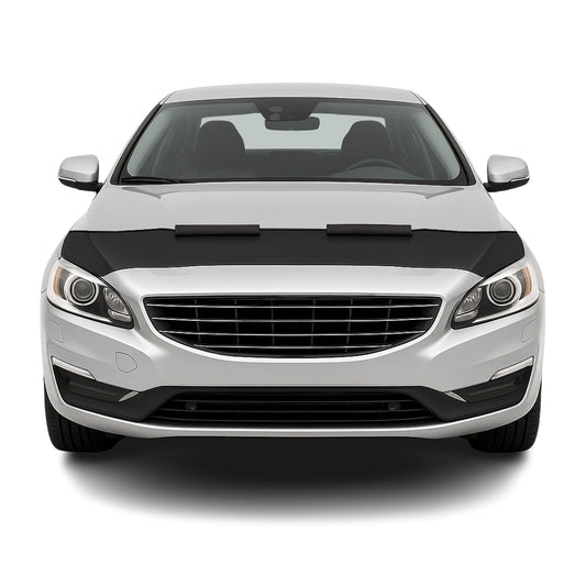 Haubenbra Steinschlagschutz Bonnet Bra für Volvo S60 2014-2018 Schwarz Halb