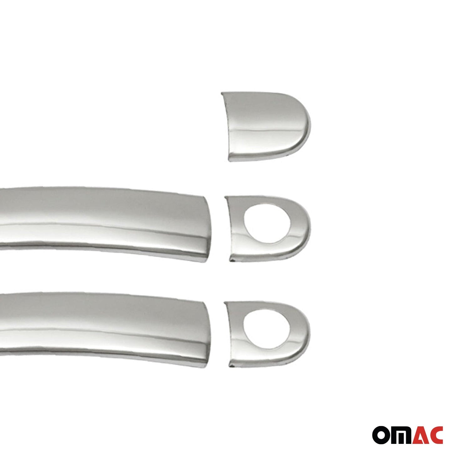 Türgriff Blende Türgriffkappen für Seat Mii 2011-2025 2Tür Edelstahl Silber 5tlg