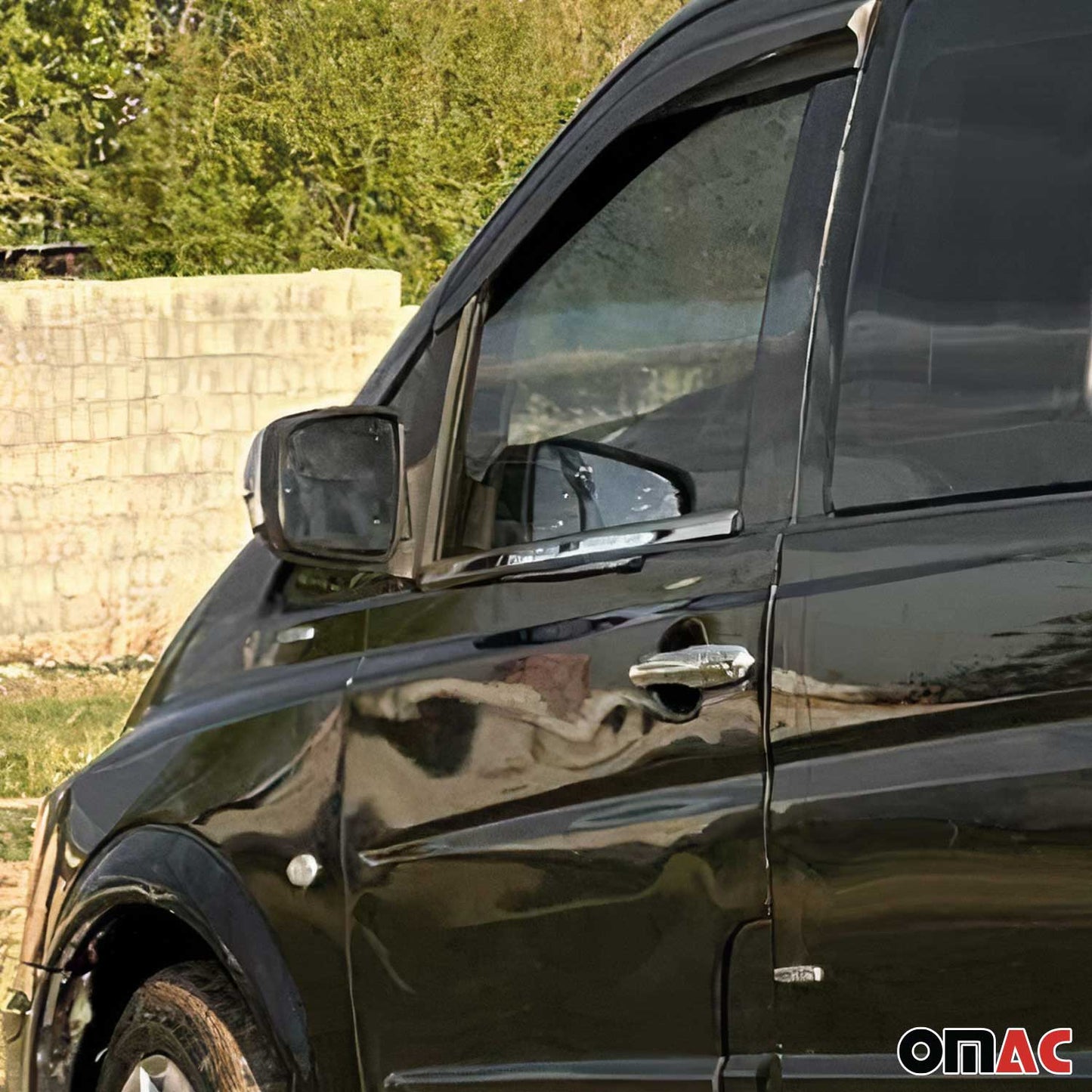 Fensterleisten Zierleisten für Mercedes Viano 2004-2014 Edelstahl Chrom 2tlg
