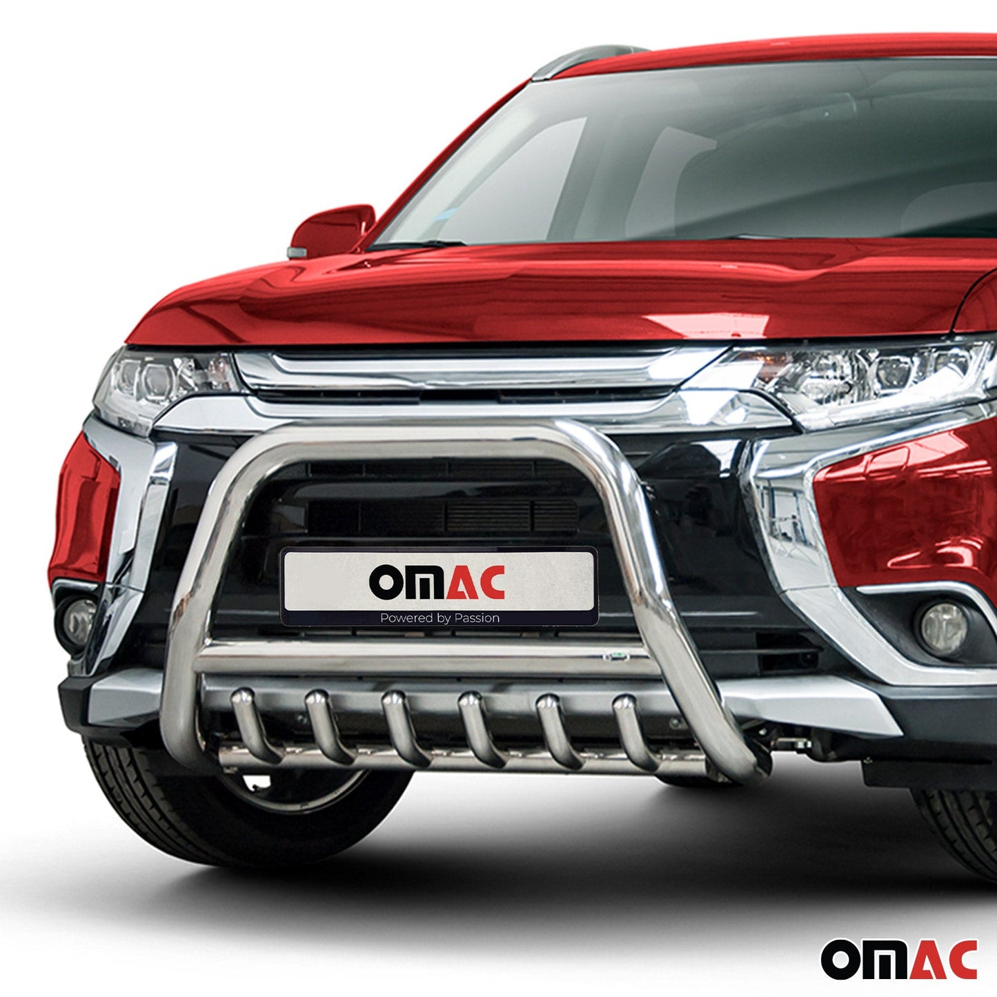 Frontbügel Frontschutzbügel für Mitsubishi Outlander 2015-2021 Stahl Silber