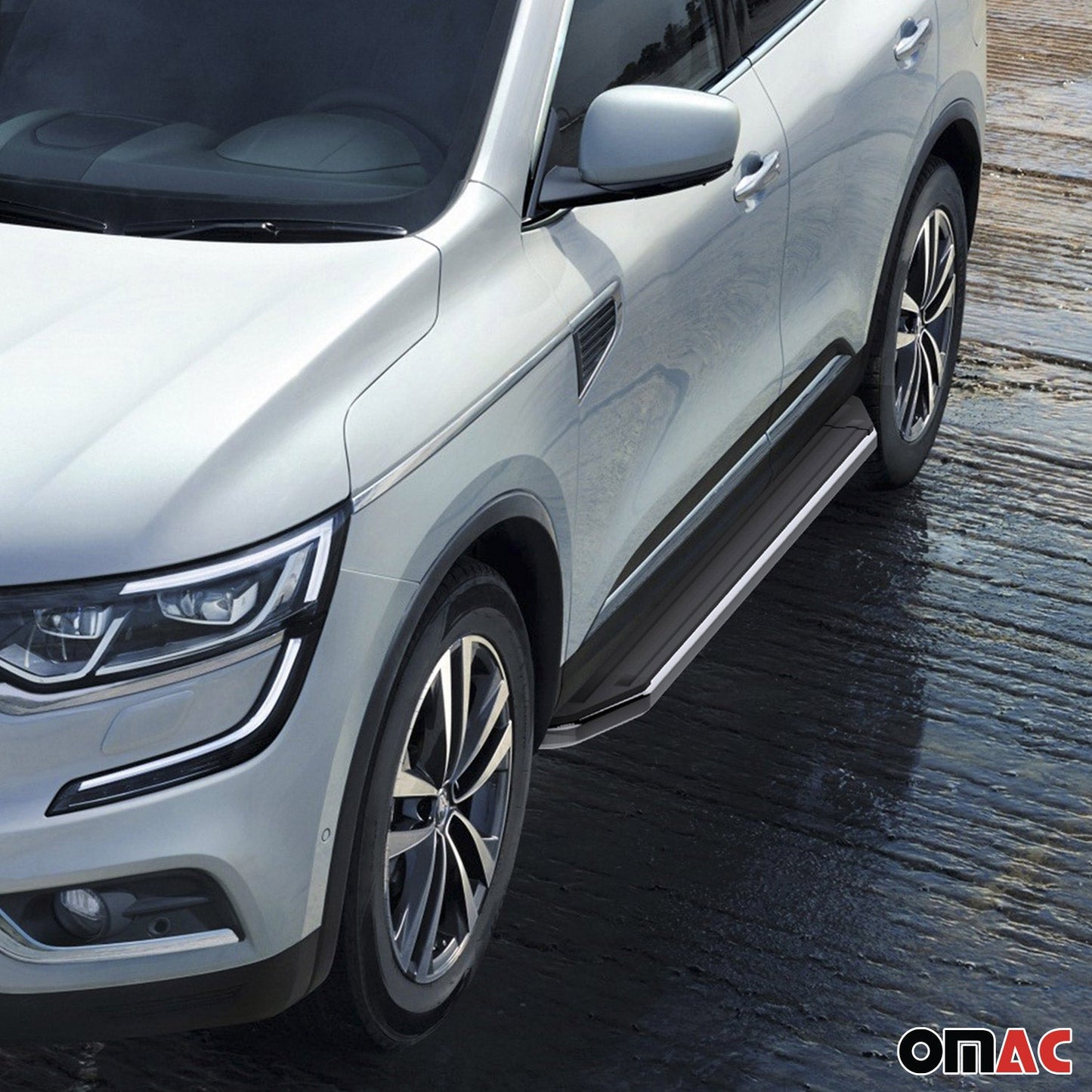 Trittbretter Seitenschweller für Renault Koleos 2017-2024 ABE Alu