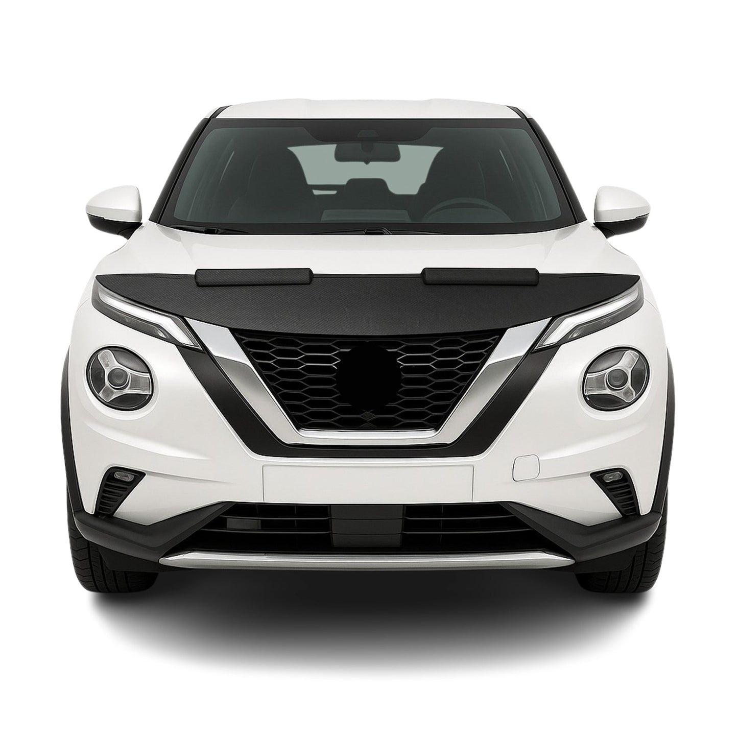 Haubenbra Steinschlagschutz Bonnet Bra für Nissan Juke 2019-2025 Carbon Halb