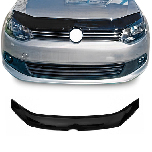 Motorhaube Deflektor Insekten Steinschlagschutz für Vw Polo 2009-2015 Schwarz