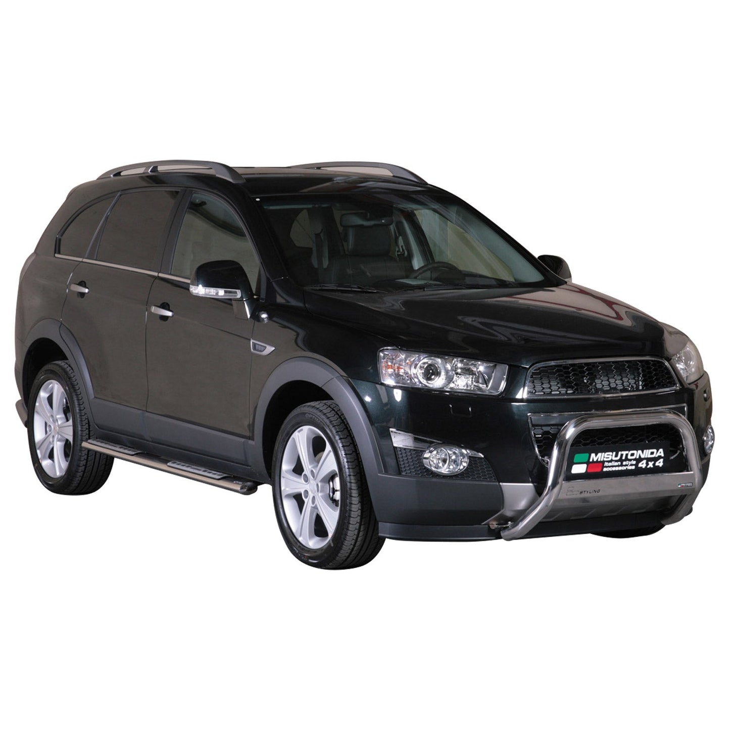 Praguri/praguri laterale din oțel inoxidabil pentru Chevrolet Captiva 2011-2016, argintii