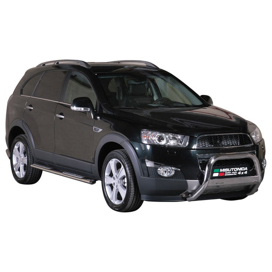 Praguri/praguri laterale din oțel inoxidabil pentru Chevrolet Captiva 2011-2016, argintii