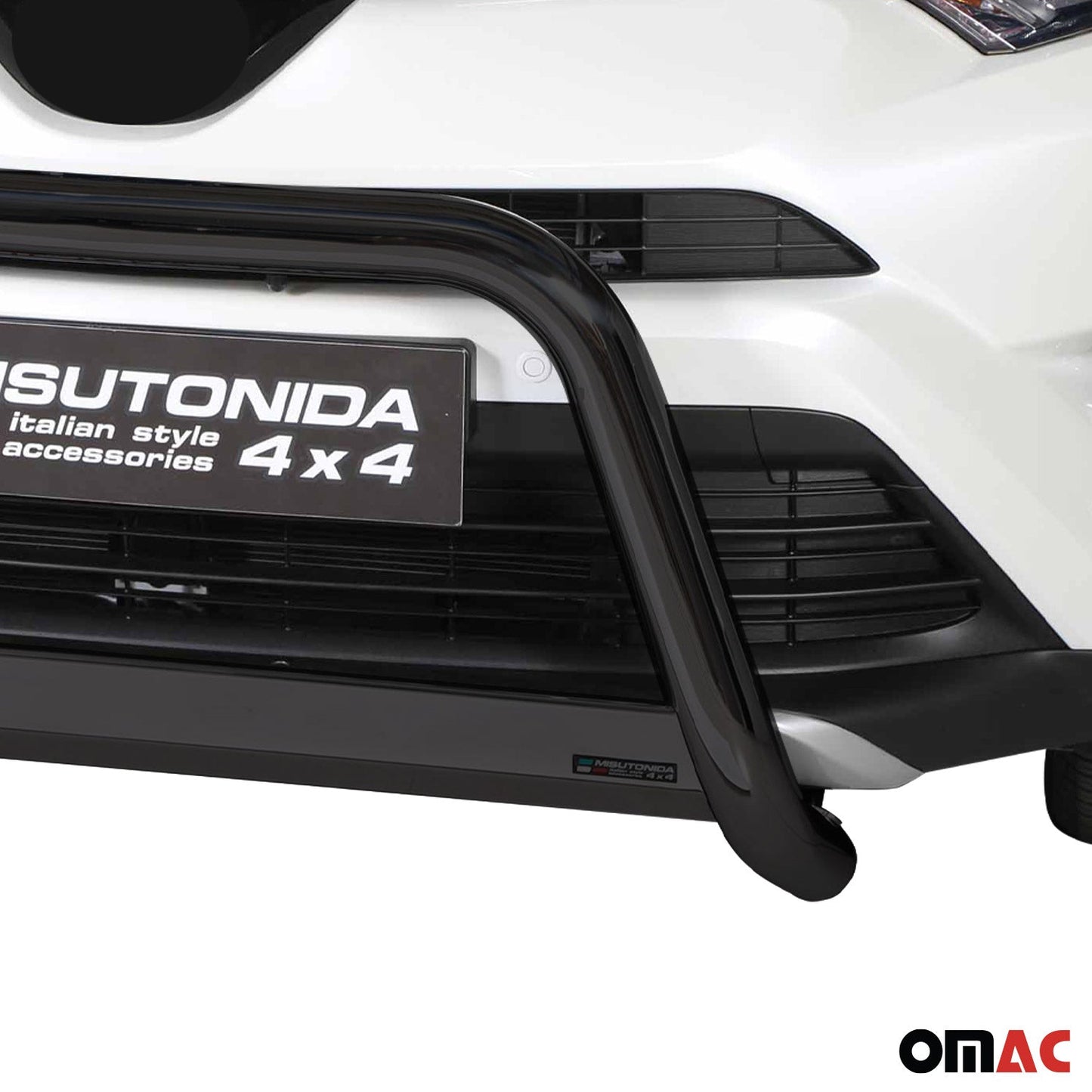 Bară de protecție/buton față pentru Toyota RAV4 Hybrid One 2016-2018 ø63 Negru