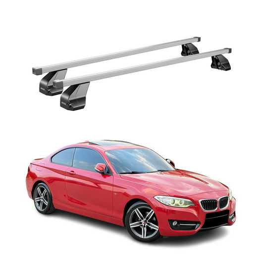 Menabo Dachträger Grundtäger für BMW 2er F22 Coupe 2012-2021 75kg Grau Stahl 2x
