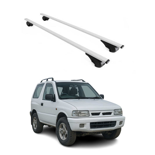 Dachträger Grundtäger für Ford Maverick 1993-2007 75kg Metall Silber 2 tlg