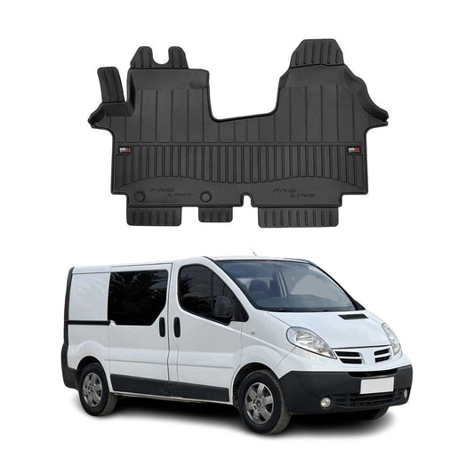OMAC Gummi Fußmatten für Nissan Primastar 2006-2016 Premium Gummi Schwarz 1tlg
