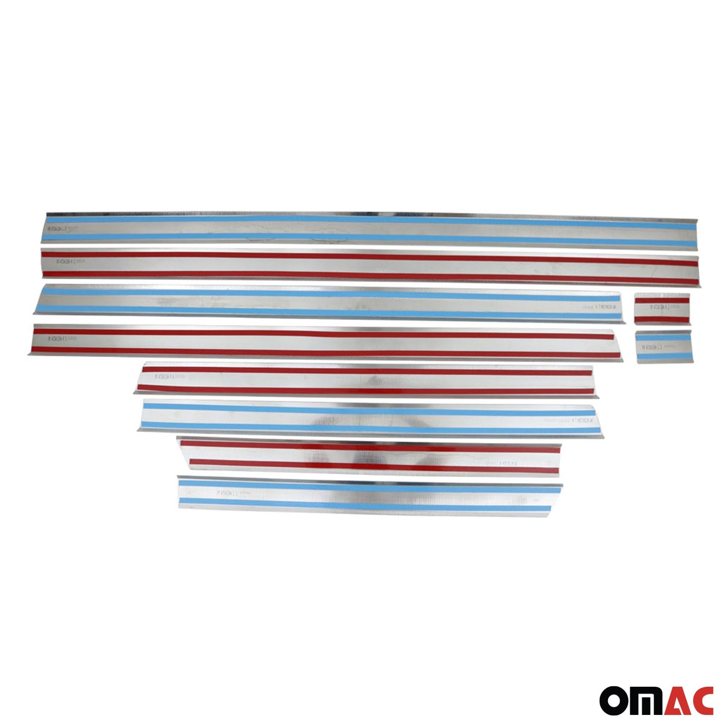 Seitentürleiste Türschutz für Mercedes Sprinter W906 2006-18 L2 RS Chrom 10x