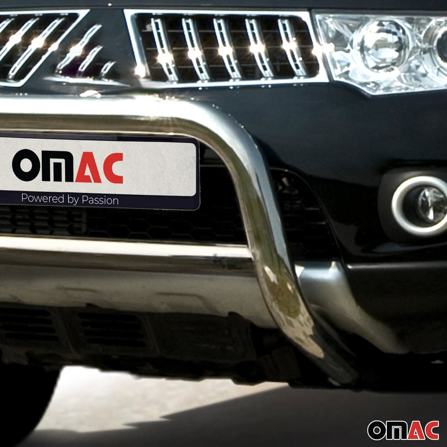 Bară de protecție față pentru Mitsubishi L200 2009-2015, omologată ABE, oțel, argintiu