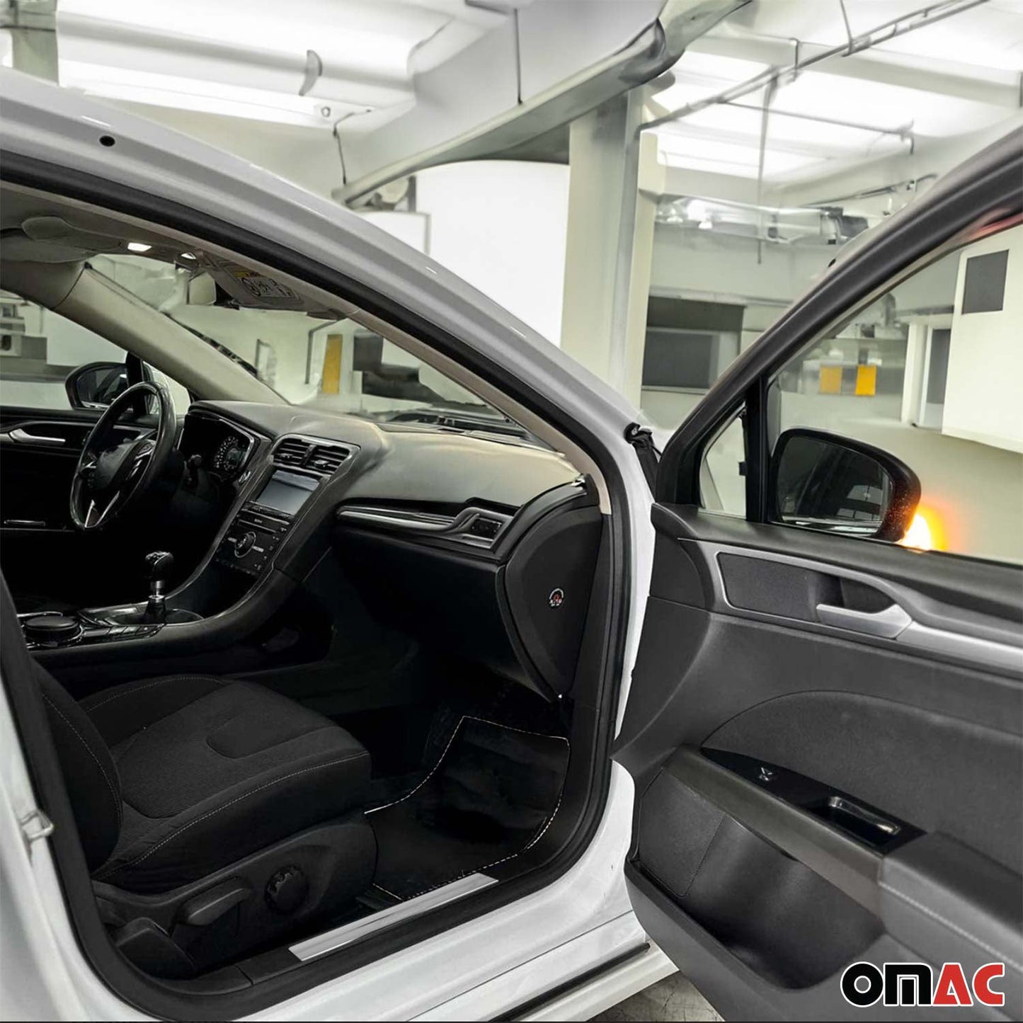 Protecții prag ușă pentru Ford Mondeo mk3 mk4 2000-2014, oțel inoxidabil