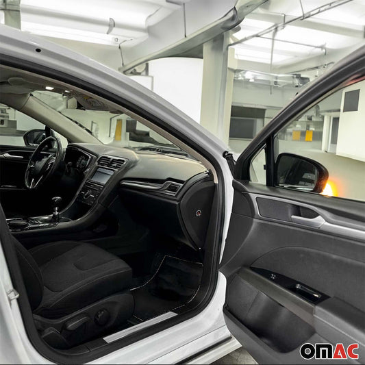 Protecții prag ușă pentru Ford Mondeo mk3 mk4 2000-2014, oțel inoxidabil