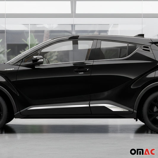 Seitentürleiste Türleisten Türschutzleiste für Toyota C-HR 2016-2023 Chrom 4x