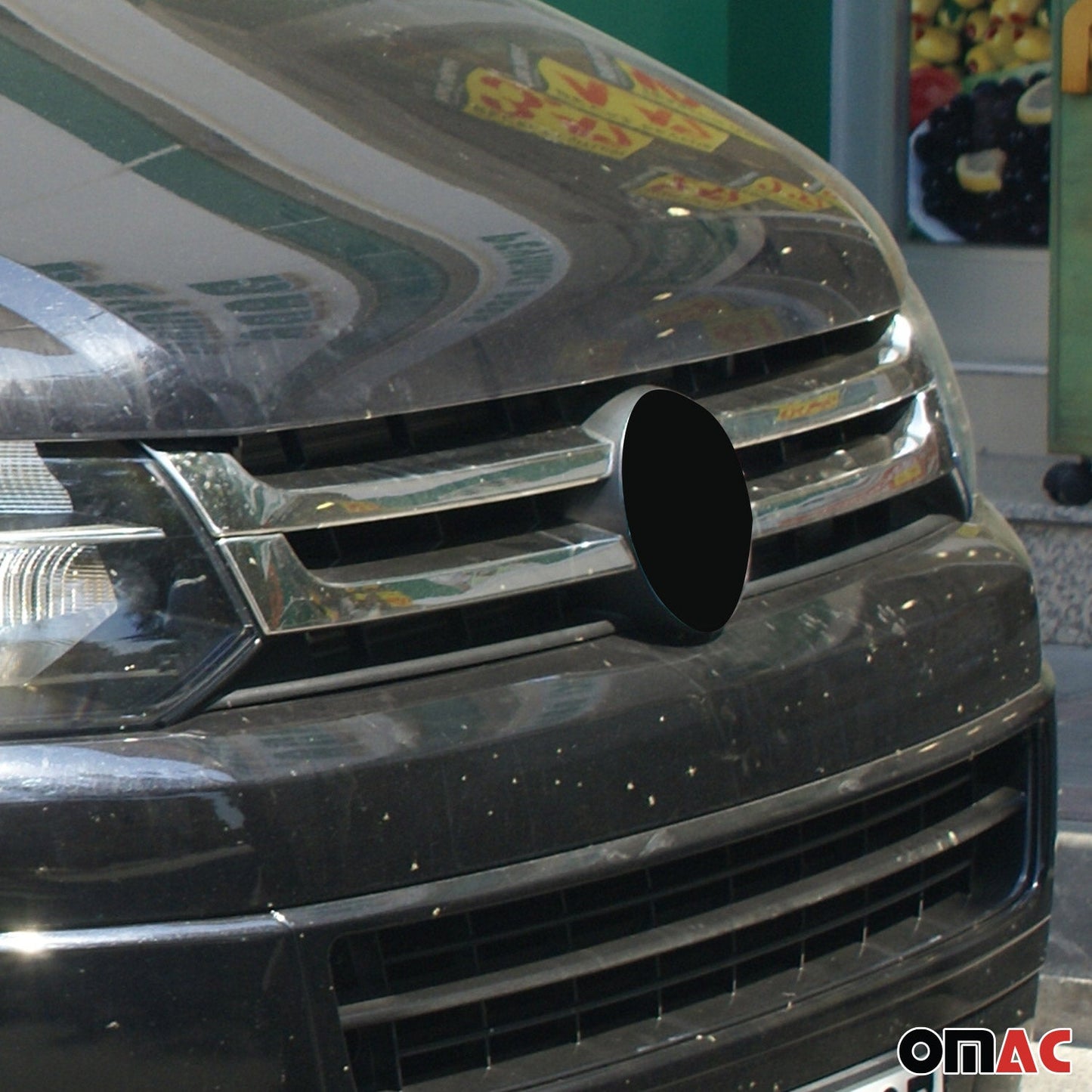 Benzi grilă radiator pentru VW Multivan T5 2009-2015, crom-argintiu, 4x