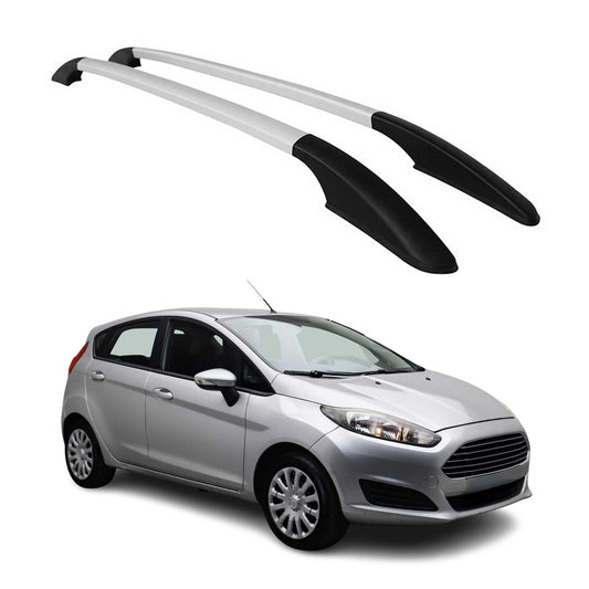 Aluminium Dachreling Relingträger für Ford Fiesta 2008-2017 Silber 2x
