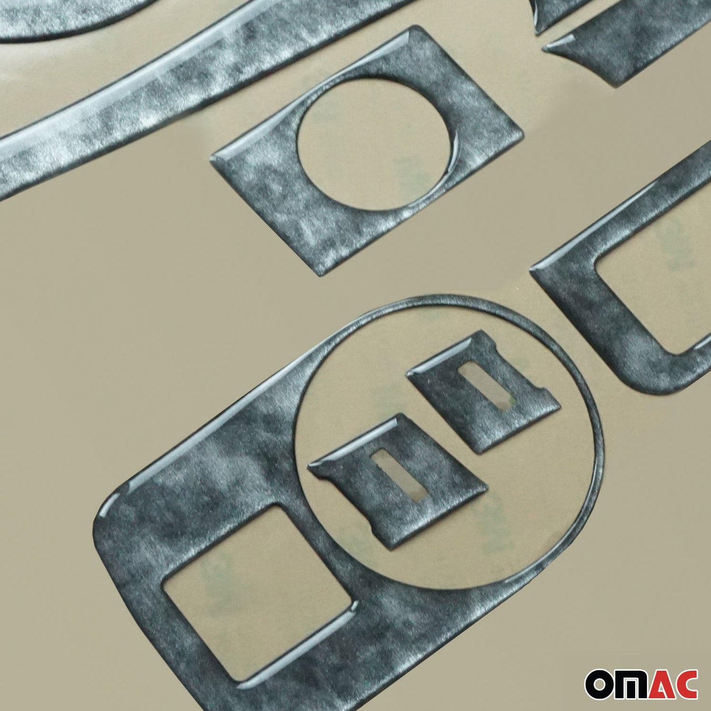 Innenraum Dekor Cockpit für Audi A3 A3 Sportback 8P 2008-2013 Titan Optik 14x