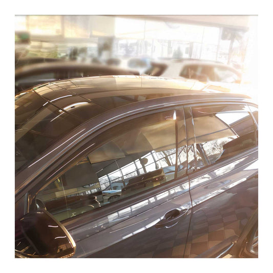 Windabweiser Regenabweiser für VW Taigo 2020-2025 Dunkel Acryl 4tlg